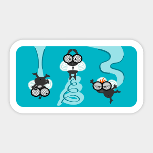 Acrobatics Sticker